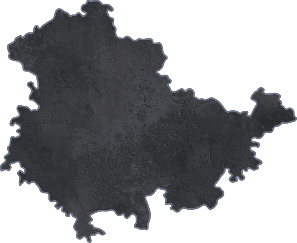Thüringen Karte